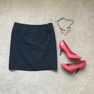 Ralph Lauren Grey Mini Skirt with Belt Detail